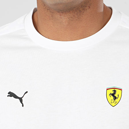 Puma - Tee Shirt Scuderia Ferrari 596143 Blanc