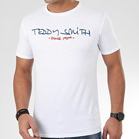 Teddy Smith - Tee Shirt Ticlass Basic Blanc