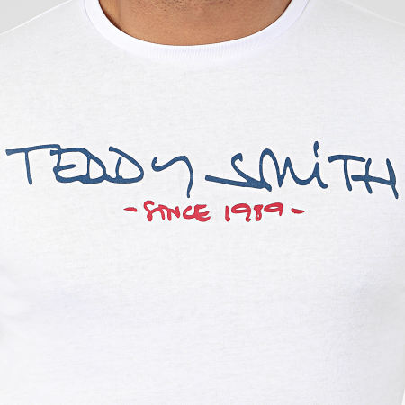 Teddy Smith - Tee Shirt Ticlass Basic Blanc