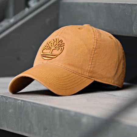 Timberland - Casquette Baseball Cotton Canvas 1E9M Camel