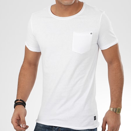 Blend - Camiseta Bolsillo 20709766 Blanco