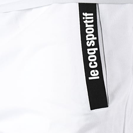 Le Coq Sportif - Short Jogging Essentiels Regular N3 Blanc Noir