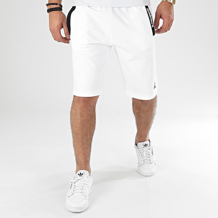 Le Coq Sportif - Short Jogging Essentiels Regular N3 Blanc Noir