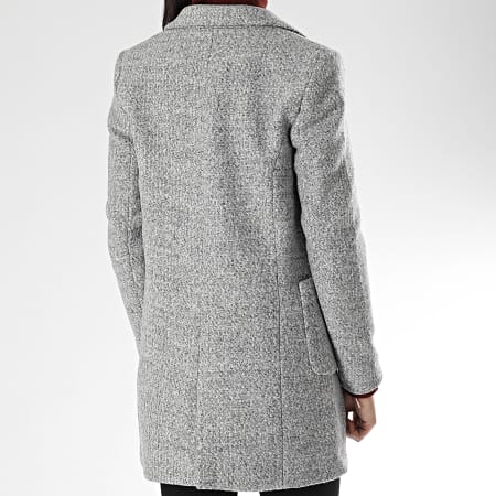 manteau gris femme only
