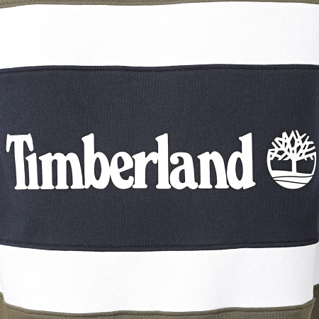 Timberland - Sweat Crewneck Cut And Sew A22CX Vert Kaki