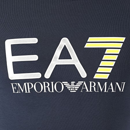 EA7 Emporio Armani - Tee Shirt 3HPT05-PJ03Z Bleu Marine Argenté