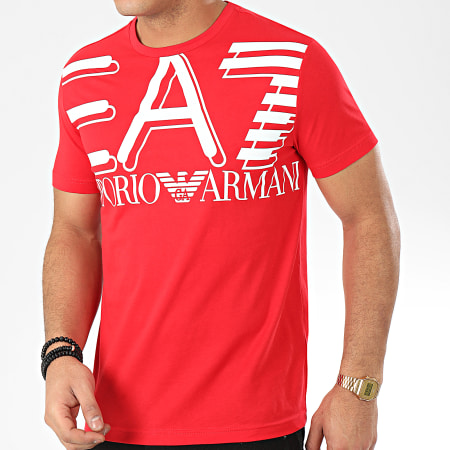 EA7 Emporio Armani - Tee Shirt 3HPT09-PJ02Z Rouge