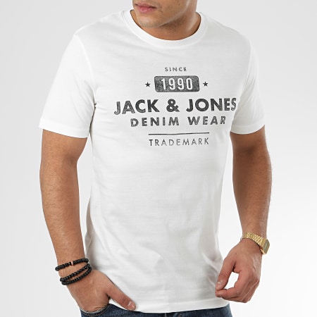 Jack And Jones - Tee Shirt Jeans Ecru