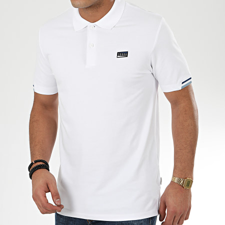 Jack And Jones - Polo Manches Courtes Spring Blanc