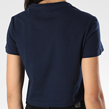 Reebok - Tee Shirt Femme Crop Classics Vector FK2755 Bleu Marine