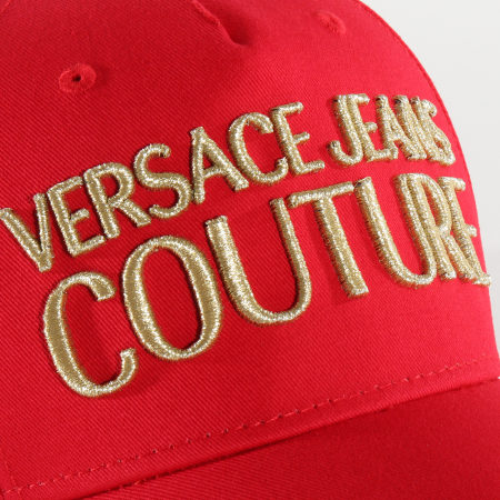 Versace Jeans Couture - Casquette E8GVAK04-65021 Rouge Doré