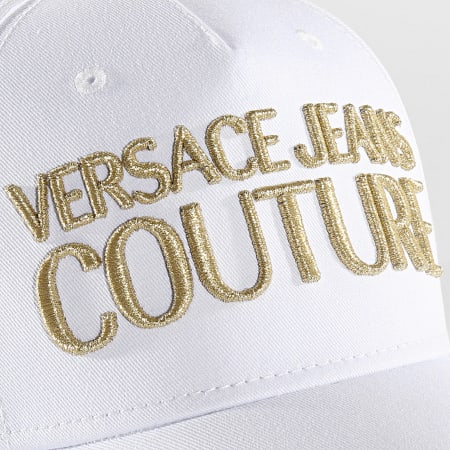 Versace Jeans Couture - Casquette E8GVAK04-65021 Blanc Doré