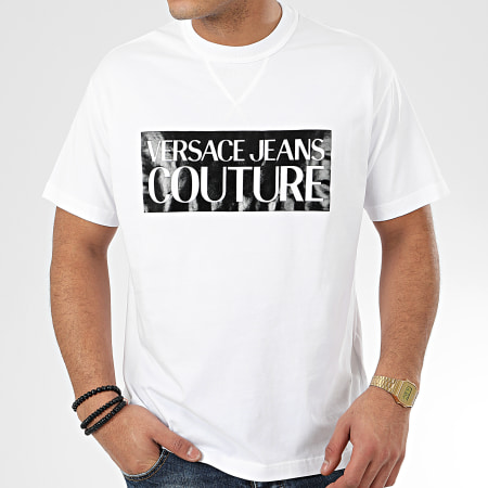 Versace Jeans Couture - Tee Shirt B3GVA7VN-30331 Blanc Noir