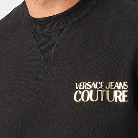 Versace Jeans Couture - Sweat Crewneck B7GVA7FB-13956 Noir Doré