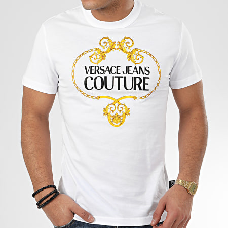Versace Jeans Couture - Tee Shirt Renaissance B3GVA7EB-30311 Blanc