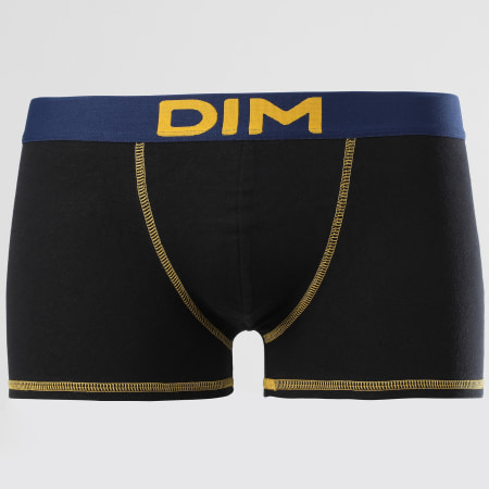Dim - Lot De 3 Boxers D005D Noir Jaune Bleu Marine