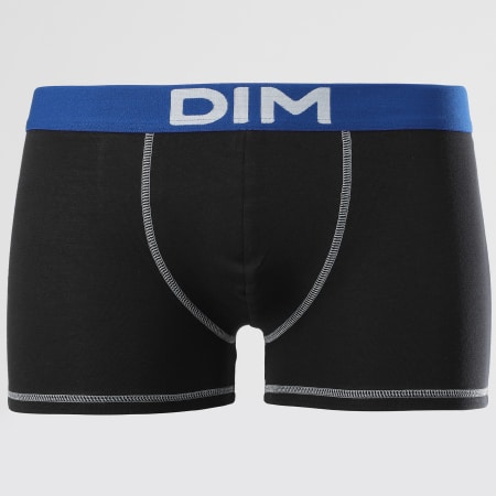 Dim - Lot De 3 Boxers D005D Noir Bleu Roi Bleu Clair