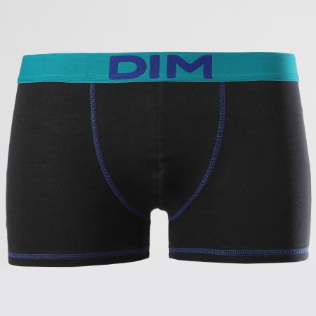 Dim - Lot De 3 Boxers D005D Noir Turquoise Bleu Roi 