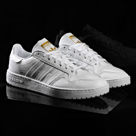 Adidas Originals - Baskets Team Court EF6049 Footwear White Gold