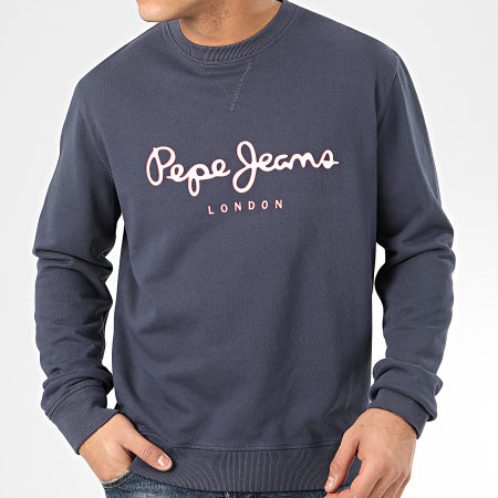 Pepe Jeans - Sweat Crewneck George PM581803 Bleu Marine