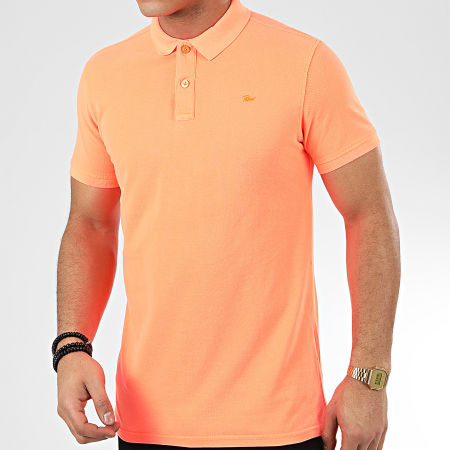 Petrol Industries - Polo Manches Courtes 900 Orange Fluo