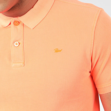 Petrol Industries - Polo Manches Courtes 900 Orange Fluo