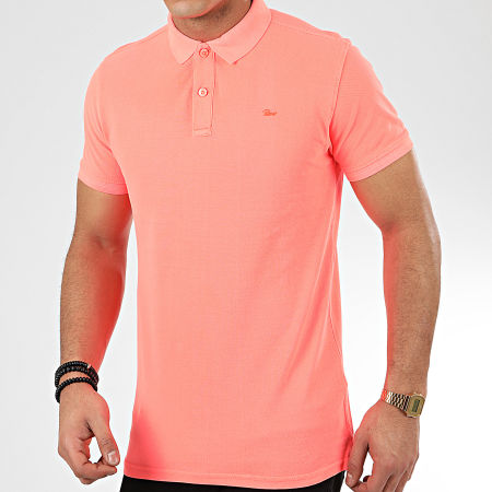 Petrol Industries - Polo Manches Courtes 900 Rose Fluo