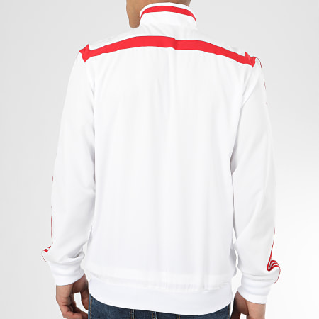 Adidas Sportswear - Veste Zippée A Bandes Arsenal Presentation EJ6291 Blanc Rouge
