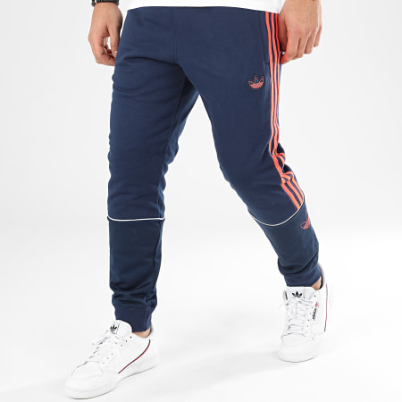 Adidas Originals - Pantalon Jogging A Bandes Outline SP FLC FM3908 Bleu Marine