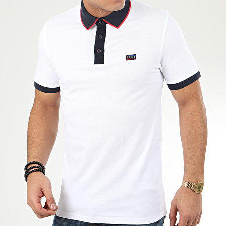 Jack And Jones - Polo Manches Courtes Charming Blanc