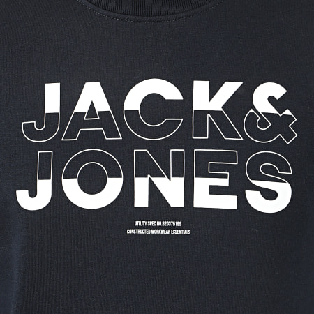 Jack And Jones - Sweat Crewneck Eddie Bleu Marine