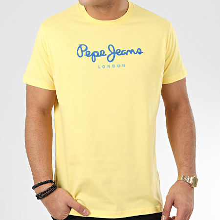 Pepe Jeans - Tee Shirt Eggo PM500465 Jaune