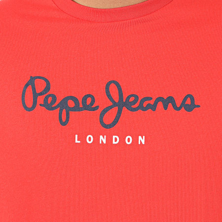 Pepe Jeans - Tee Shirt Eggo PM500465 Rouge