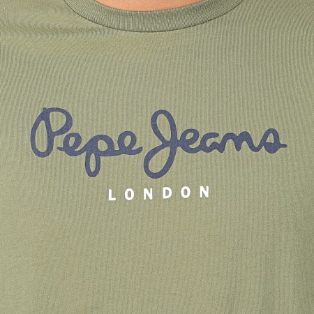 Pepe Jeans - Tee Shirt Eggo PM500465 Vert Kaki