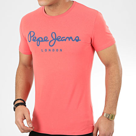 Pepe Jeans - Tee Shirt Original Stretch 501594 Corail