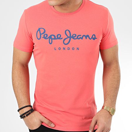 Pepe Jeans - Tee Shirt Original Stretch 501594 Corail