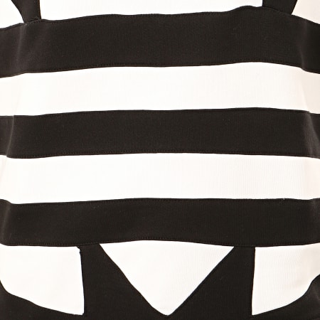 Adidas Originals - Sweat Capuche Femme Large Logo FS1308 Noir Blanc