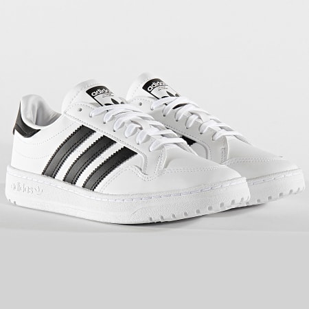 Adidas Originals - Baskets Femme Team Court EF6815 Footwear White Core Black
