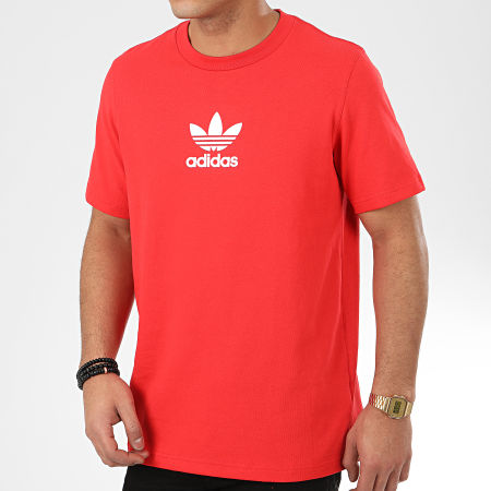 Adidas Originals - Tee Shirt FM9922 Rouge Blanc