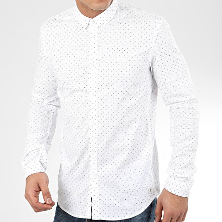 Tom Tailor - Chemise Manches Longues 1016214-XX-12 Blanc