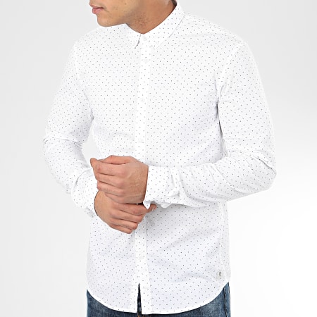 Tom Tailor - Chemise Manches Longues 1016214-XX-12 Blanc