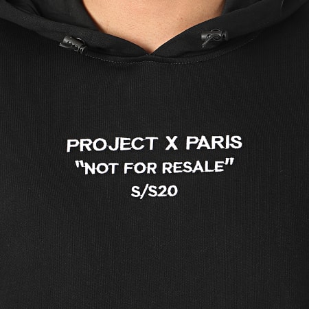 Project X Paris - Sweat Capuche 2020058 Noir