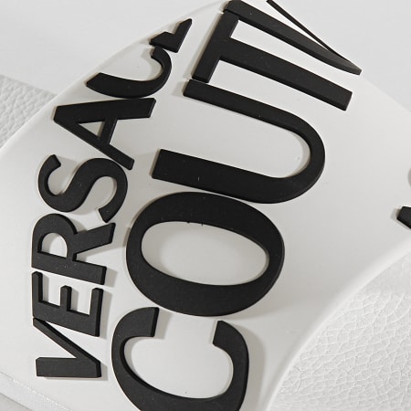 Versace Jeans Couture - Claquettes Slide E0YVBSQ1 Blanc