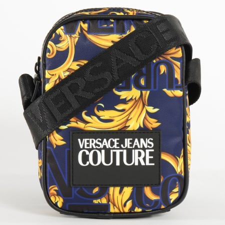 Versace Jeans Couture - Sacoche Linea Print E1YVBB22 Bleu Marine Renaissance