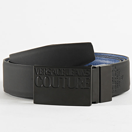 Versace Jeans Couture - Ceinture Réversible Linea Uomo D8YVBF32 Bleu Marine Noir