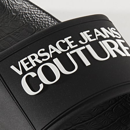 Versace Jeans Couture - Claquettes Slide E0YVBSQ2 Noir