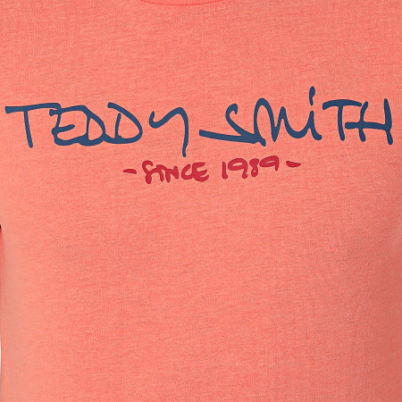 Teddy Smith - Tee Shirt Ticlass Basic Rose Corail