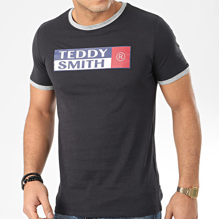 Teddy Smith - Tee Shirt Tozo Bleu Marine