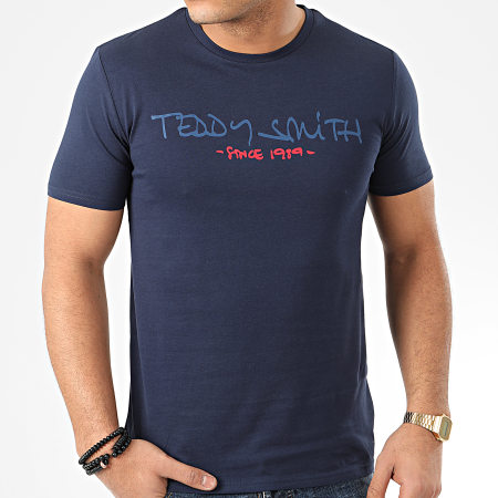 Teddy Smith - Ticlass Basic Tee Shirt blu navy