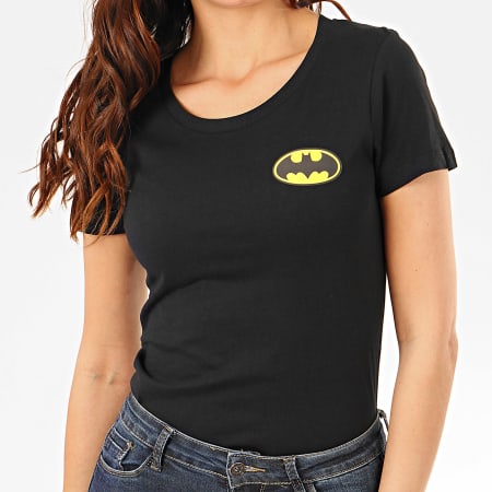DC Comics - Tee Shirt Femme Back Logo Noir